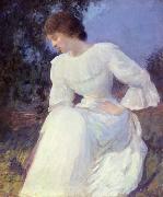 Edmund Charles Tarbell Woman in White, china oil painting reproduction